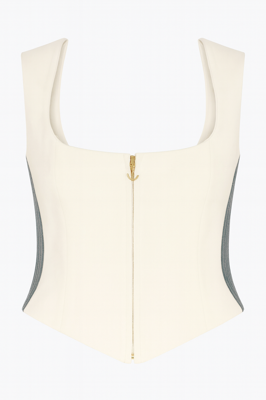 Refined Curve-Fit Corset Top