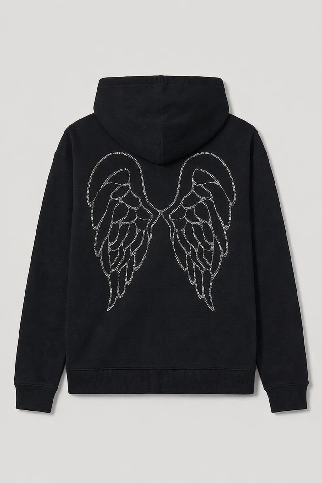 Black Signature Monogram Hoodie