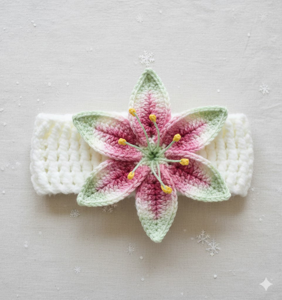 Crochet Lily Earmuffs