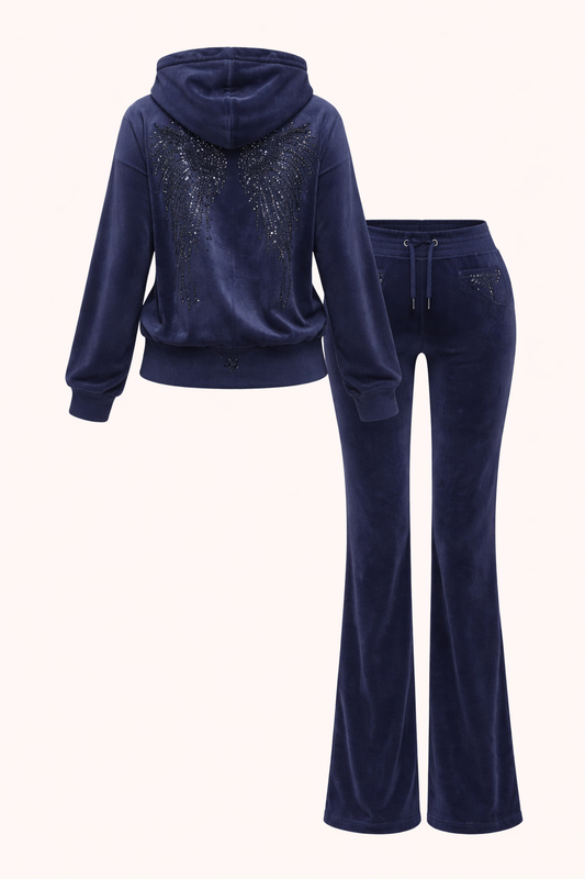 Celestial Wing Velour Tracksuit