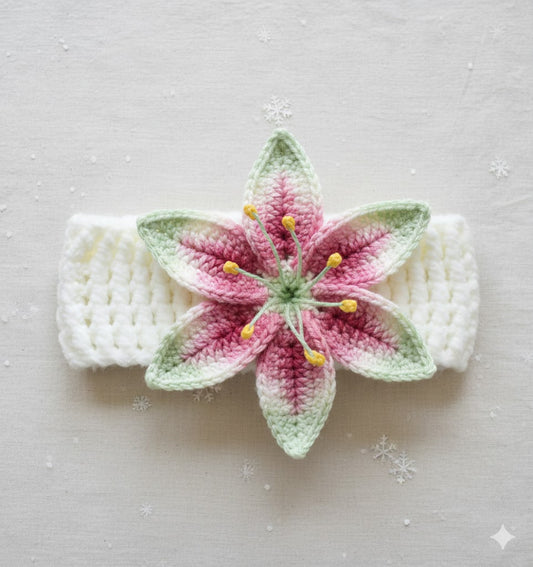 Crochet Lily Earmuffs